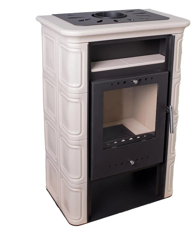Fireplace NORDFLAM VERA CAPPUCCINOclr tiles. 6 kW