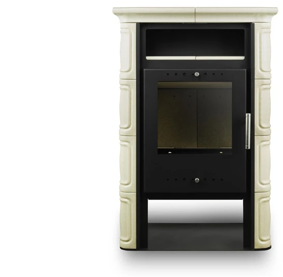 Fireplace NORDFLAM VERA CAPPUCCINOclr tiles. 6 kW