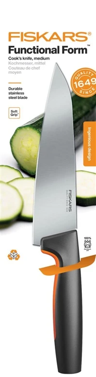 FISKARS FF COOK’S KNIFE MEDIUM