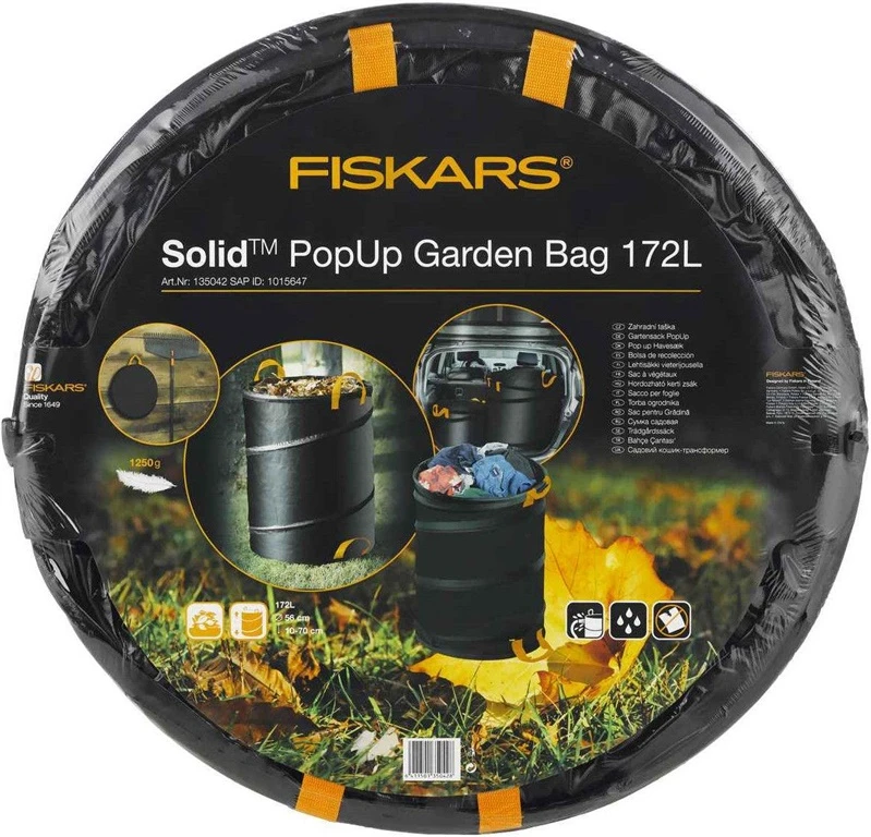Fiskars sudedamas sodo krepšys Solid 172L