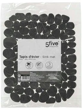 Five_S_Smart Kriauklės kilimėlis 5FIVE SIMPLY SMART FX 110018, 31×24 cm