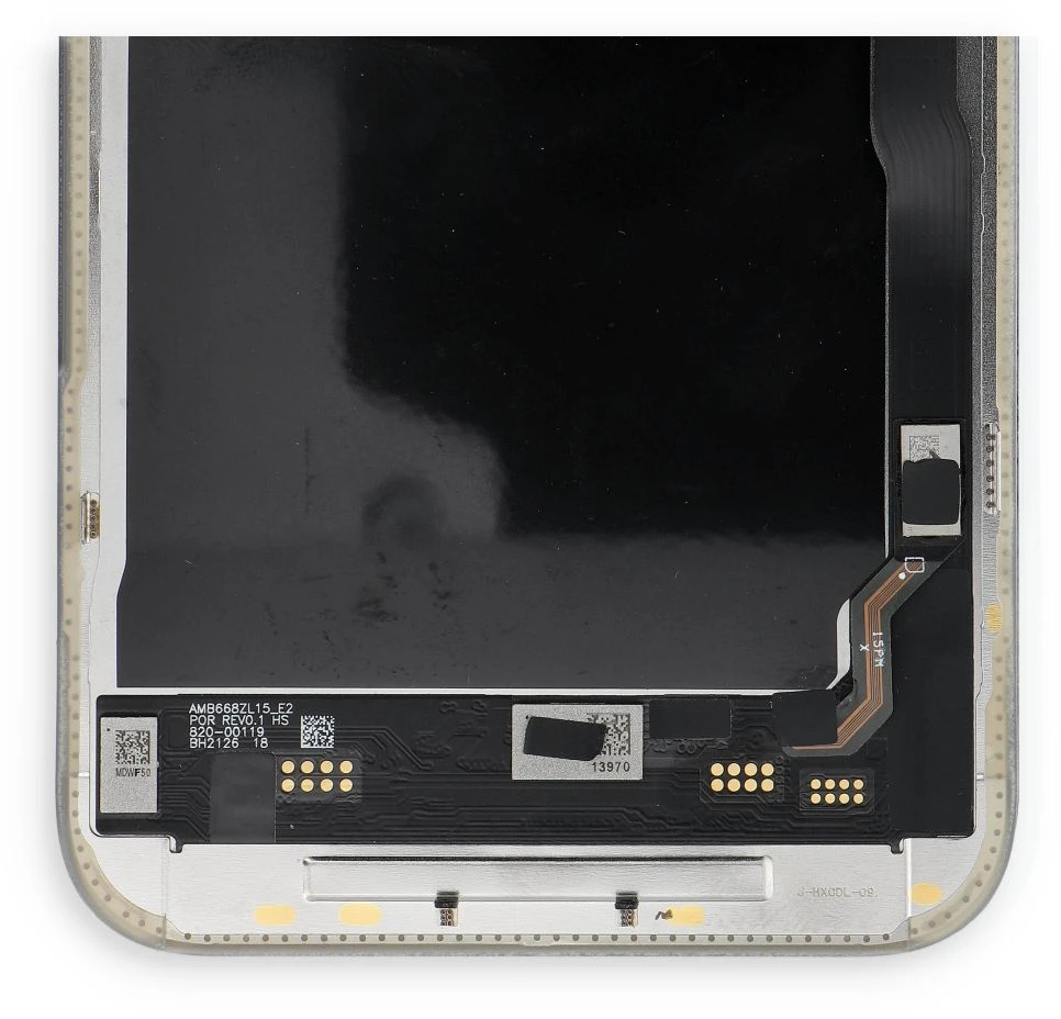 „FixCell“ LCD ekranas, skirtas „iPhone 15 PRO MAX“, SOFT OLED 120Hz artumo šviesos jutiklio lankstusis kabelis (Diagnozuojamas: Naudotas)