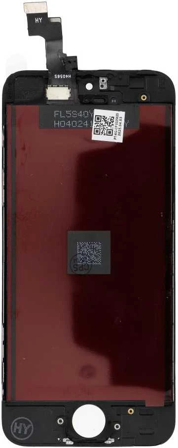 FixCell LCD Ekranas for IPHONE 5S SE (1gen) juodas (high light)