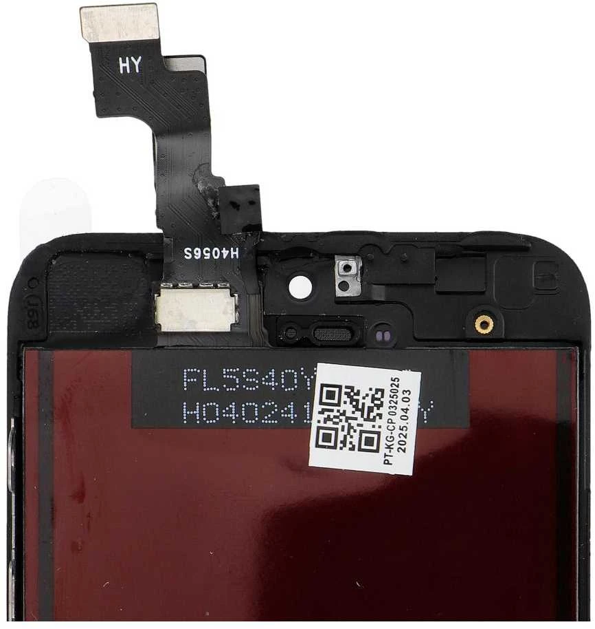 FixCell LCD Ekranas for IPHONE 5S SE (1gen) juodas (high light)