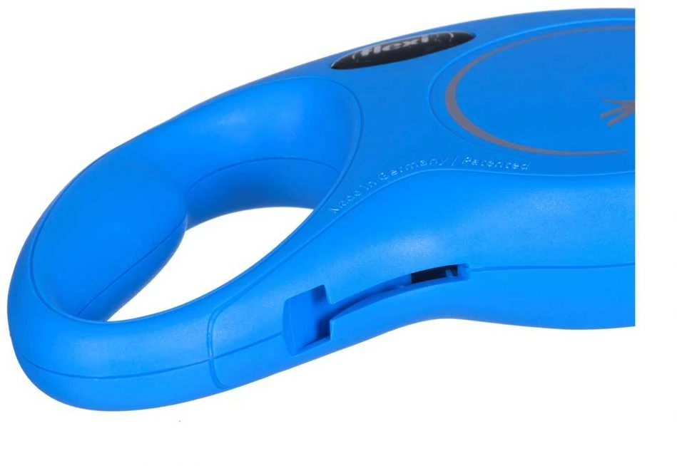 Flexi New Classic XS pavadėlis šunims iki 12kg juostinis 3m mėlynos spalvos