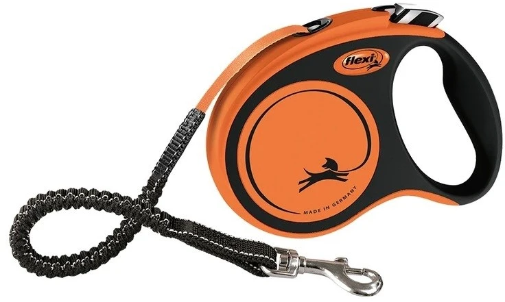 Trixie Flexi Xtreme šunų pavadėlis, XS, iki 15 kg, 3 m, oranžinis