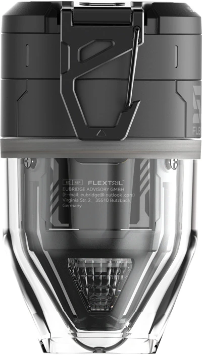 FLEXTAILGEAR nešiojama oro pompa, 5,0 kPa, 500 l/min, USB įkrovimas, su apšvietimu, MP3G650-BK