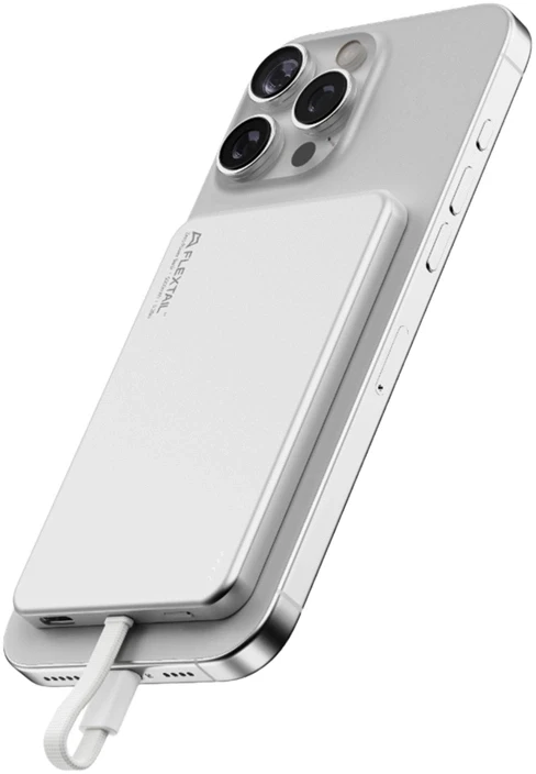 Flextail Zero Power Metal 5000mAh Power Bank (Sidabrinis)