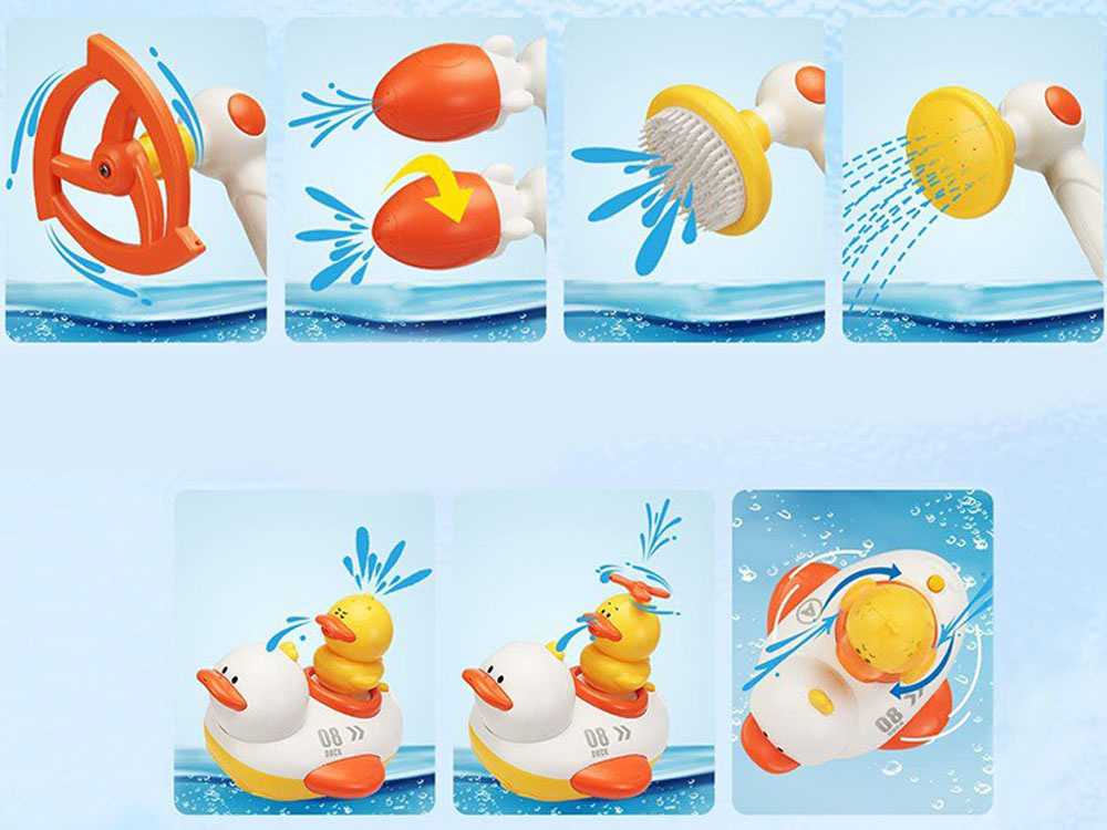 Jokomisiada Floating duck bath shower machine ZA4271