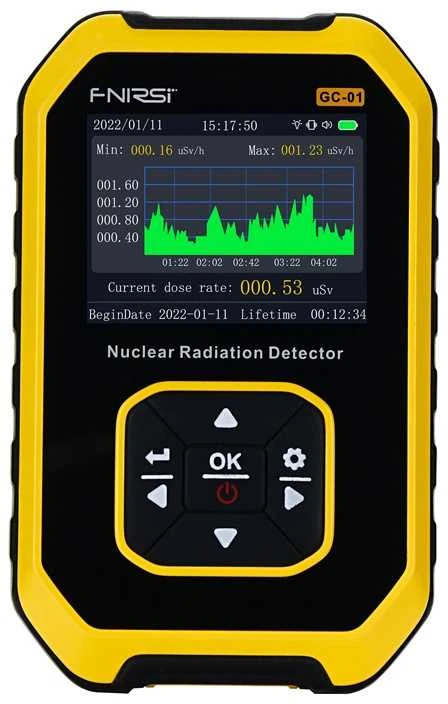 FNIRSI GC-01 branduolinės spinduliuotės detektorius