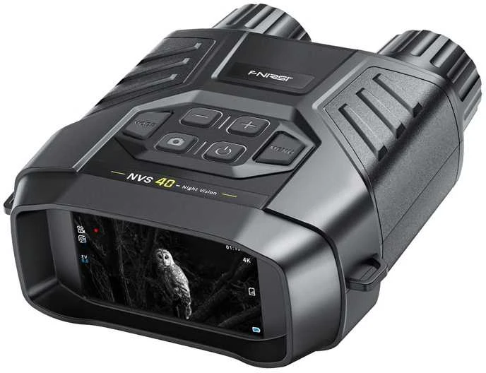 Žiūronai FNIRSI NVS-40 skaitmeninis naktinio matymo prietaisas su 4K HD įrašymu