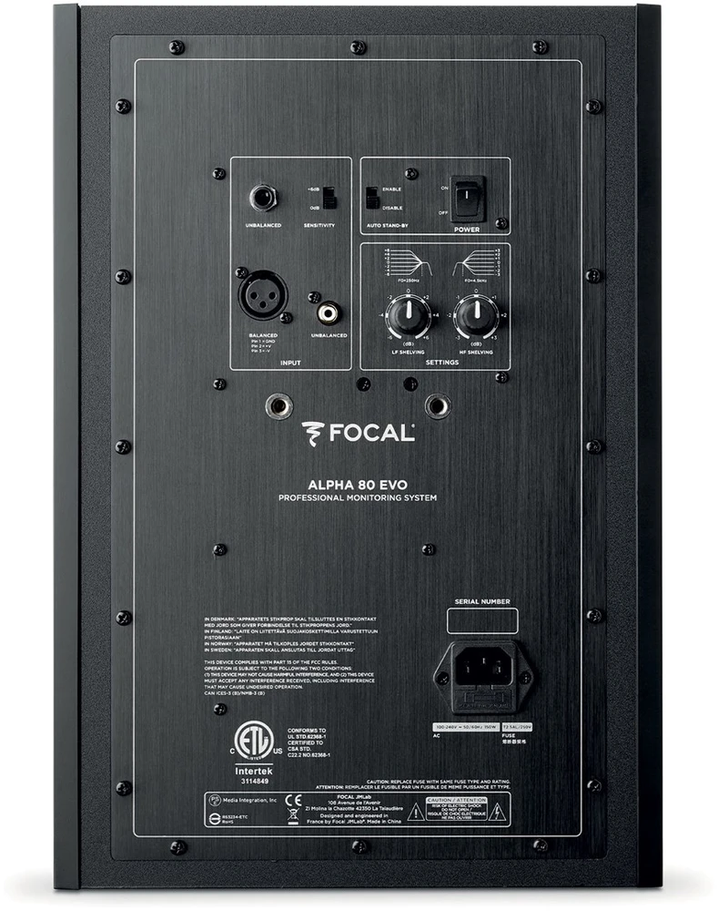 Kompiuterio kolonėlės „Focal Alpha Evo 80“ – aktyvus 2 juostų studijinis monitorius