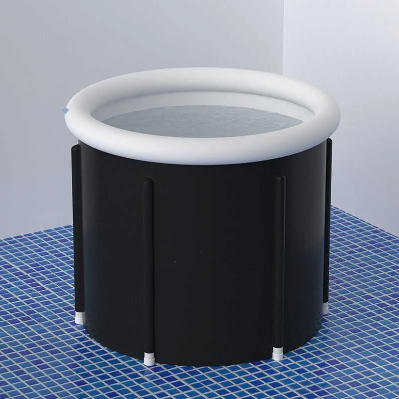 Oem Foldable portable inflatable bathtub 75 x 75 cm juodas