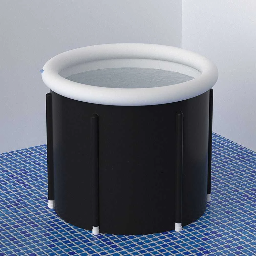 Oem Foldable portable inflatable bathtub 75 x 80 cm juodas