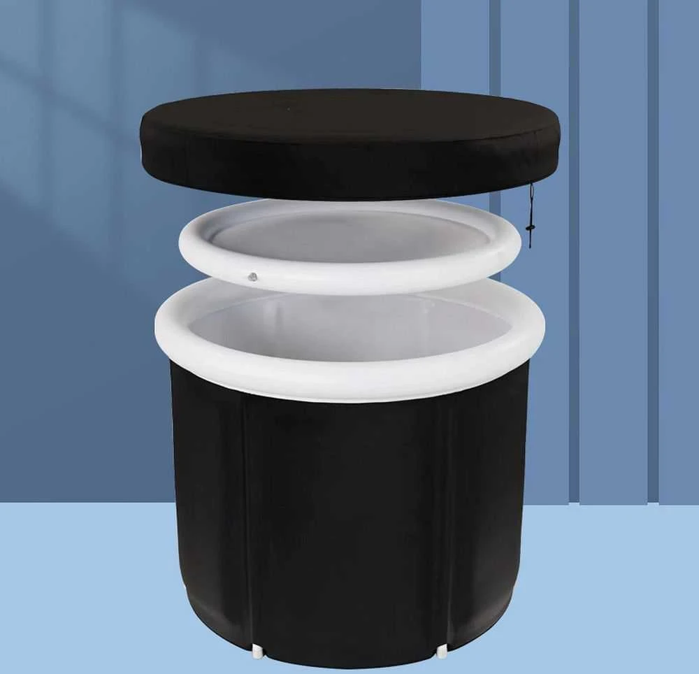 Oem Foldable portable inflatable bathtub 75 x 80 cm juodas