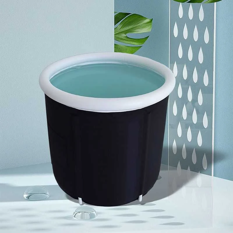 Oem Foldable portable inflatable bathtub 80 x 79 cm juodas