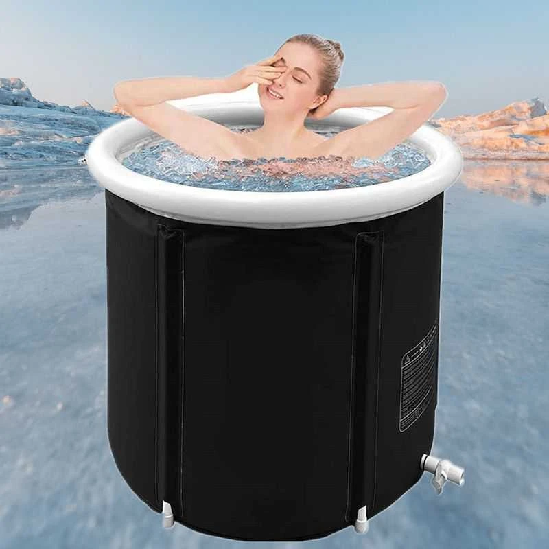 Oem Foldable portable inflatable bathtub 80 x 79 cm juodas