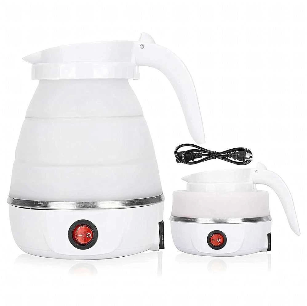 Czajnik, Oem Folding electric virdulys 600 ml 600W RC-K-732 baltas