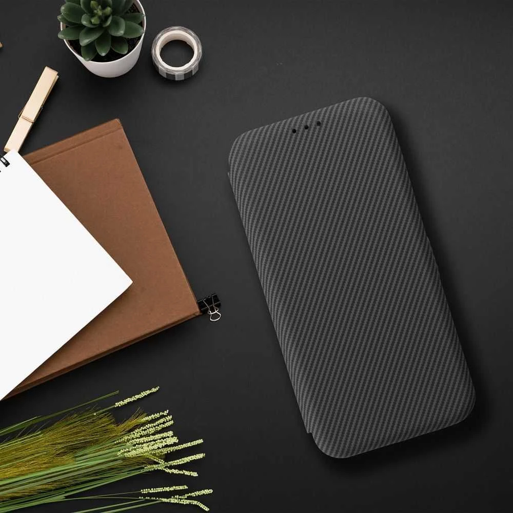 Oem Flip dėklas iPhone 16 PLUS Folio Side Magnet pilka