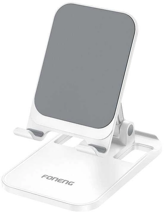 Foneng sulankstomas telefono stovas CP108 baltas