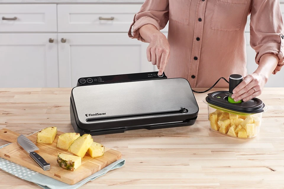 FoodSaver VS3190X vacuum sealer Juodas, Nerūdijantis plienas