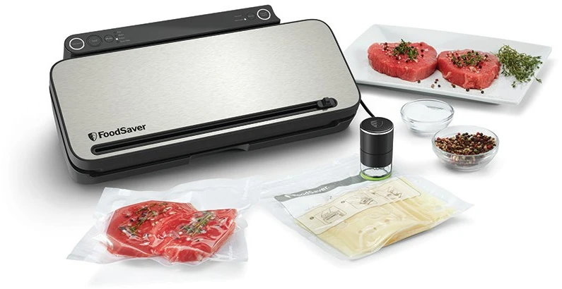 FoodSaver VS3190X vacuum sealer Juodas, Nerūdijantis plienas