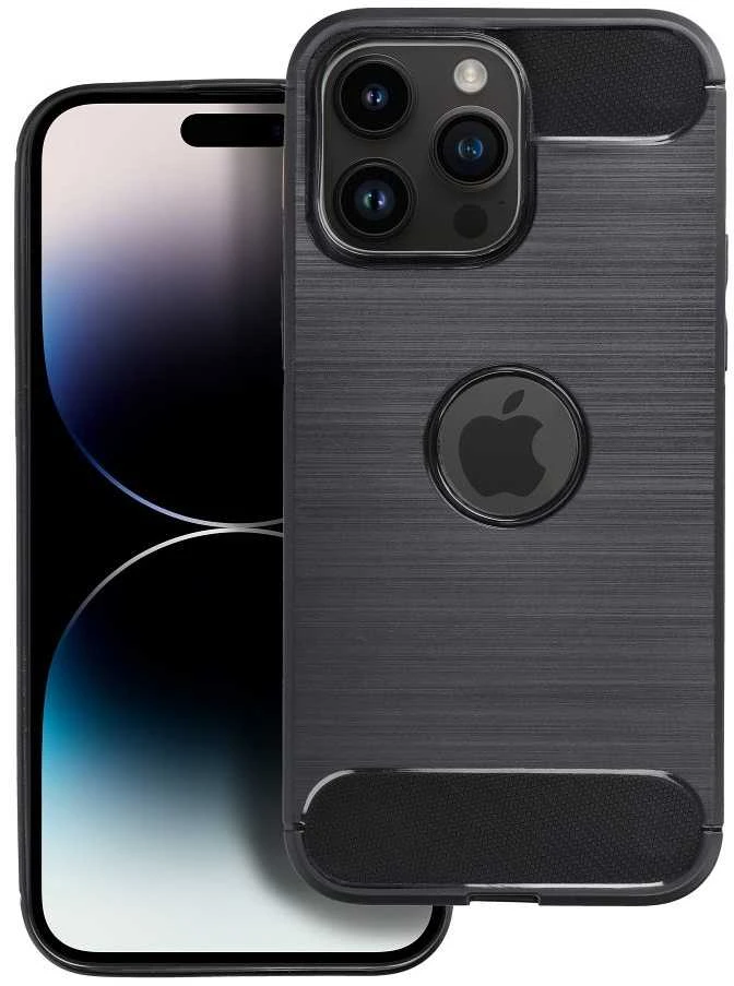 Forcell CARBON Dėklas, skirtas IPHONE 13 MINI juodas
