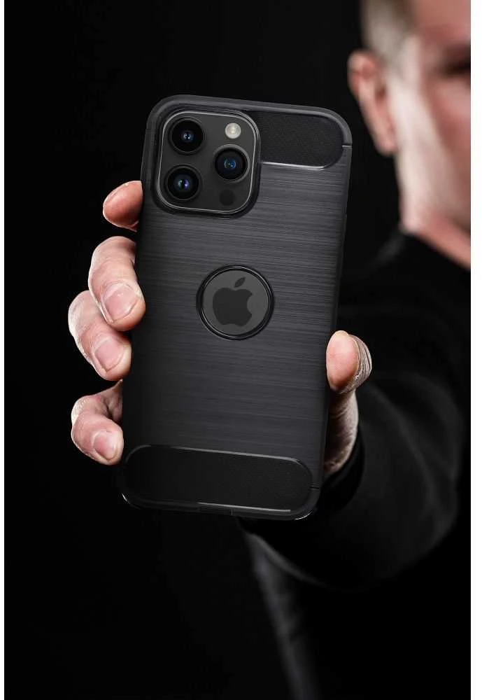 Forcell CARBON Dėklas, skirtas IPHONE 13 MINI juodas