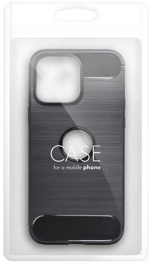 Forcell CARBON Dėklas, skirtas IPHONE 13 MINI juodas