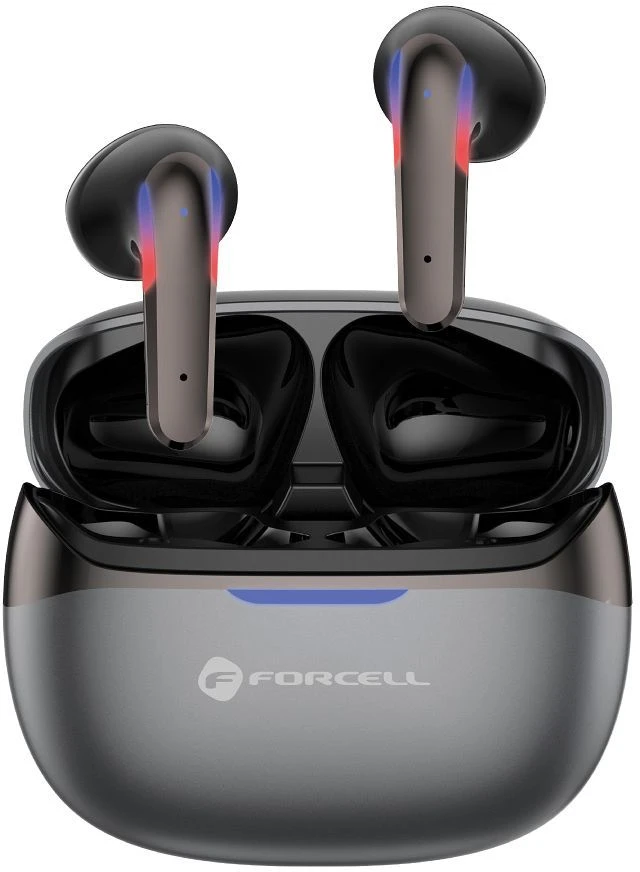 Ausinės Forcell F-Audio Pulse Air ENC Belaidės In-Ear TWS Earbuds juodas