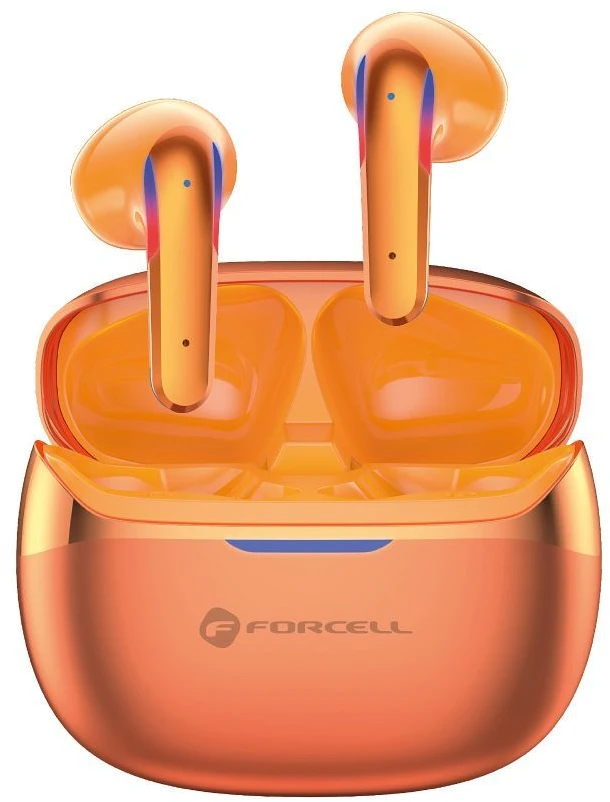 „Forcell F-Audio Pulse Air ENC“ belaidės į ausis įdedamos TWS ausinės, auksinės
