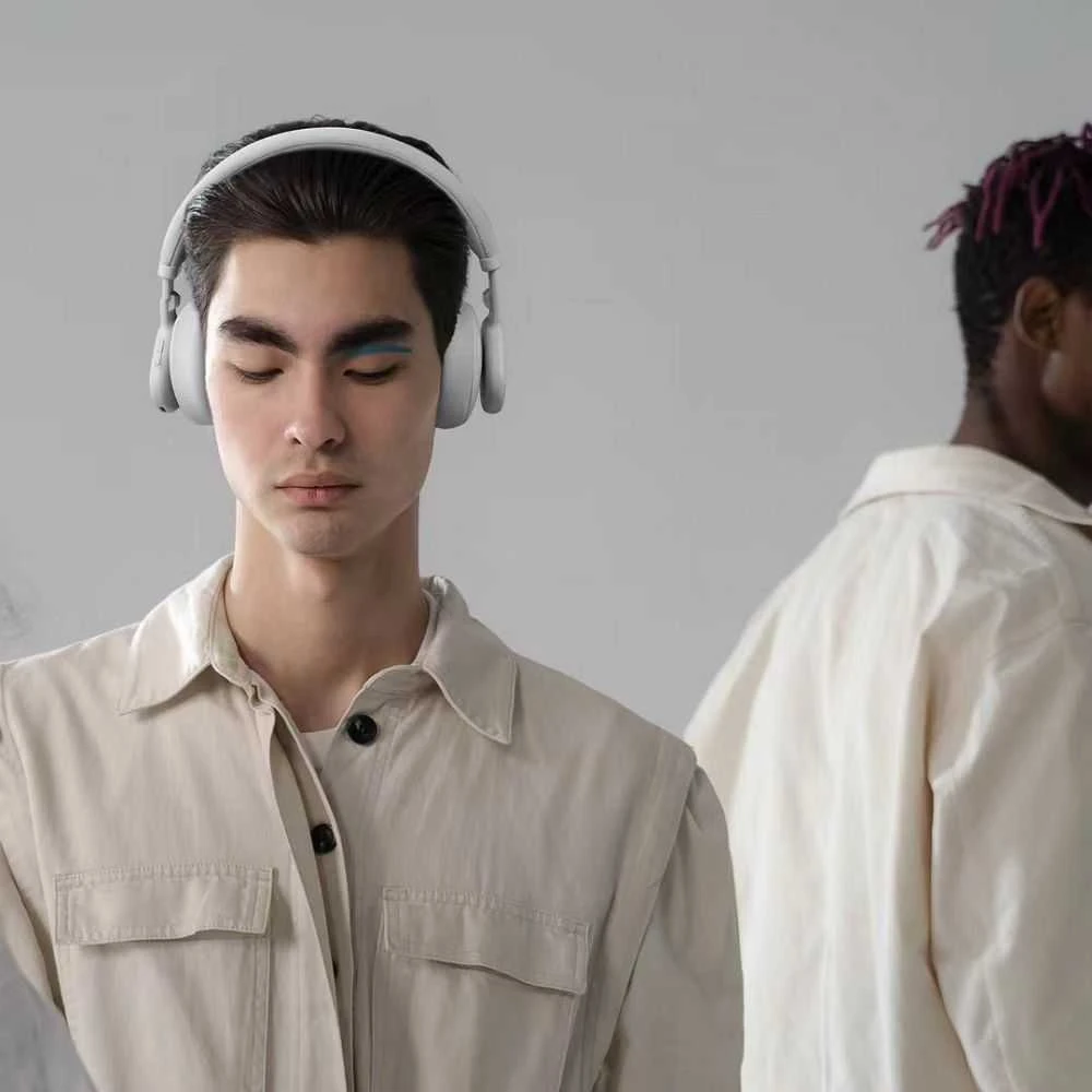 Belaidės ausinės Forcell F-Audio Touch Beat ANC pilkas