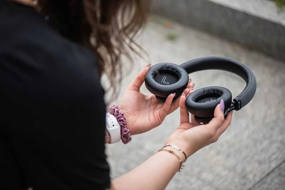 Belaidės ausinės Forcell F-Audio Touch Beat ANC juodas