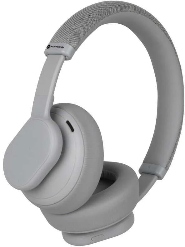 Belaidės ausinės Forcell F-Audio Touch Beat ANC pilkas