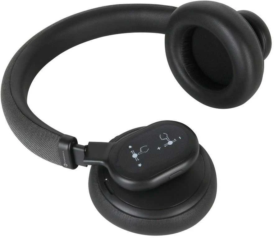 Belaidės ausinės Forcell F-Audio Touch Beat ANC juodas
