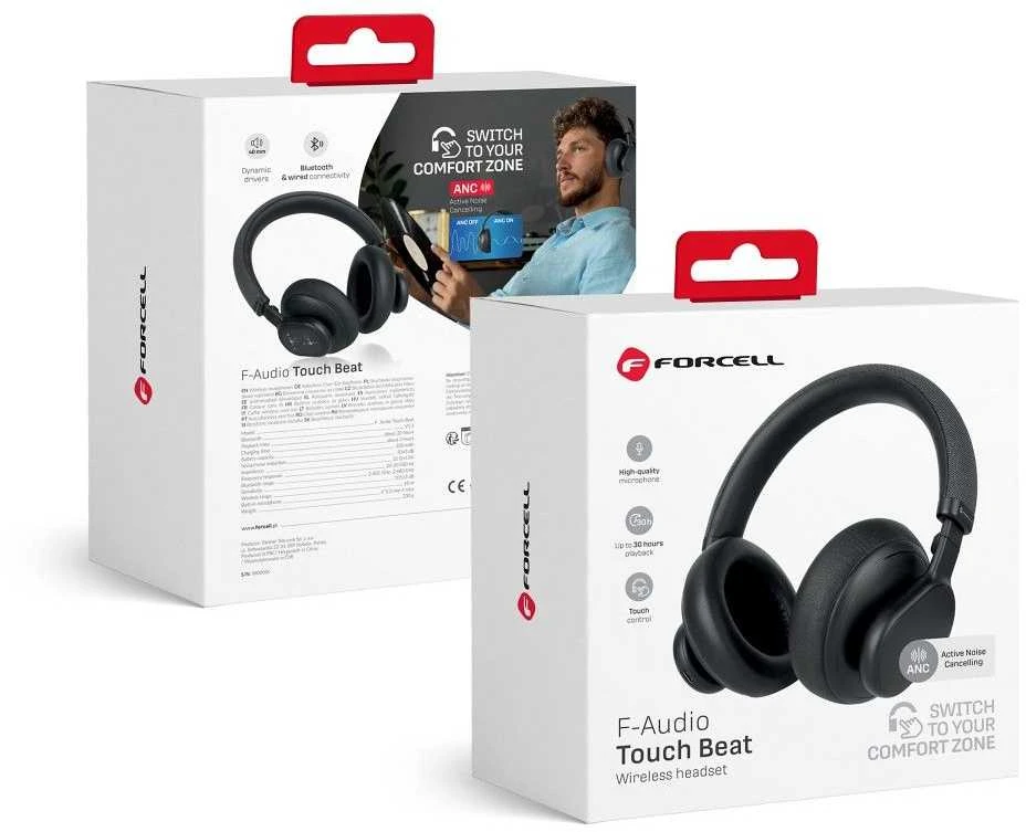 Forcell F-Audio ausinių pakuotės