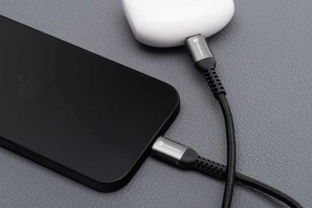 USB C į USB C laidas Forcell F-Energy QC4.0 PD 5A 240W Cafule 3 m C263 juodas