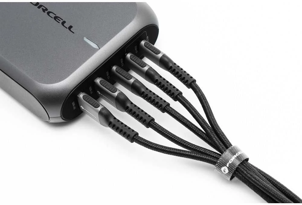 USB C į USB C laidas Forcell F-Energy QC4.0 PD 5A 240W Cafule 1,2 m C263 juodas