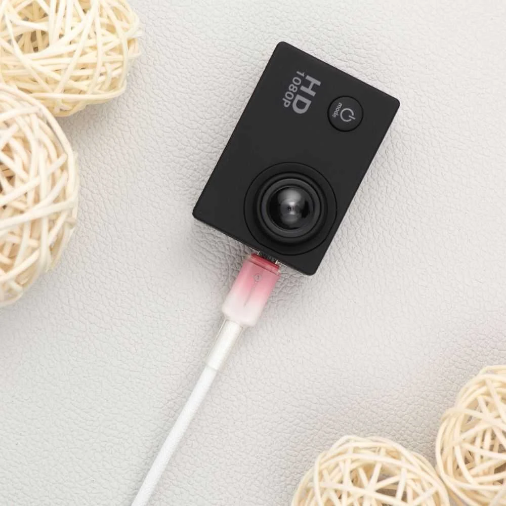 USB A į Micro USB laidas Forcell F-Energy QC3.0 2,4A 18W gradientas 1 m C351 baltas