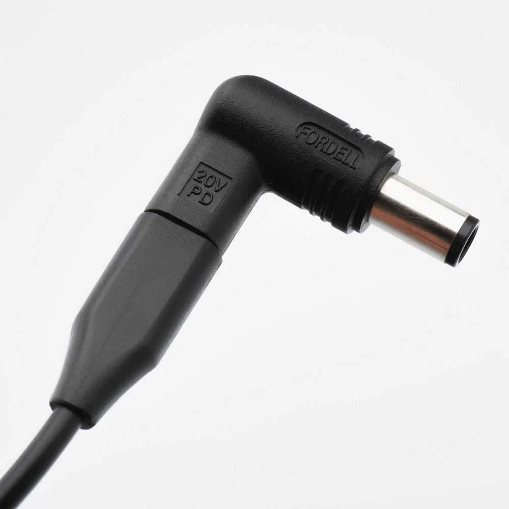 FORCELL F-ENERGY E856 universalus nešiojamojo kompiuterio įkroviklis 90W USB C + 6 adapteriai - juodas