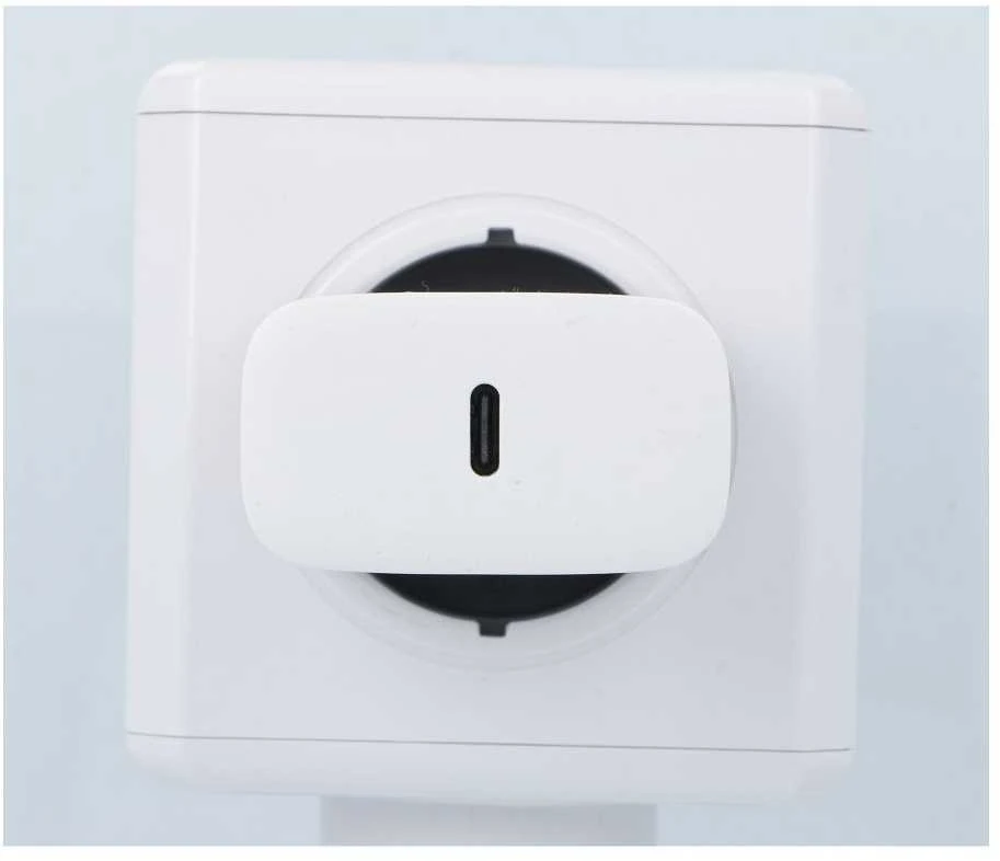 Įkroviklis Forcell + "USB-C (Type-C) to USB-C (Type-C)" (1xUSB-C 3A 25W) baltas