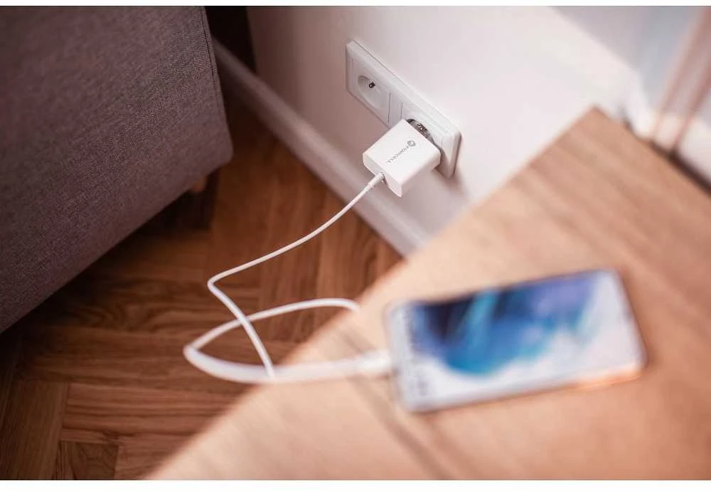Įkroviklis Forcell (1xUSB-C 3A 45W) baltas
