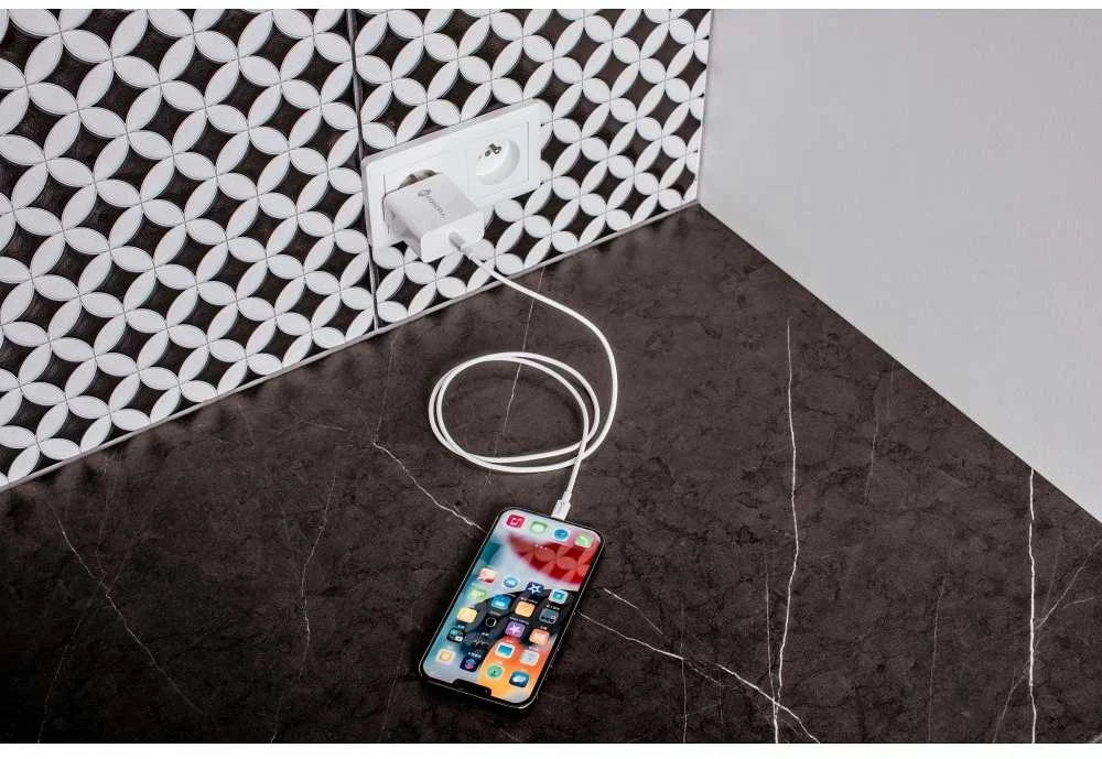 Įkroviklis Forcell (1xUSB-C 3A 45W) baltas