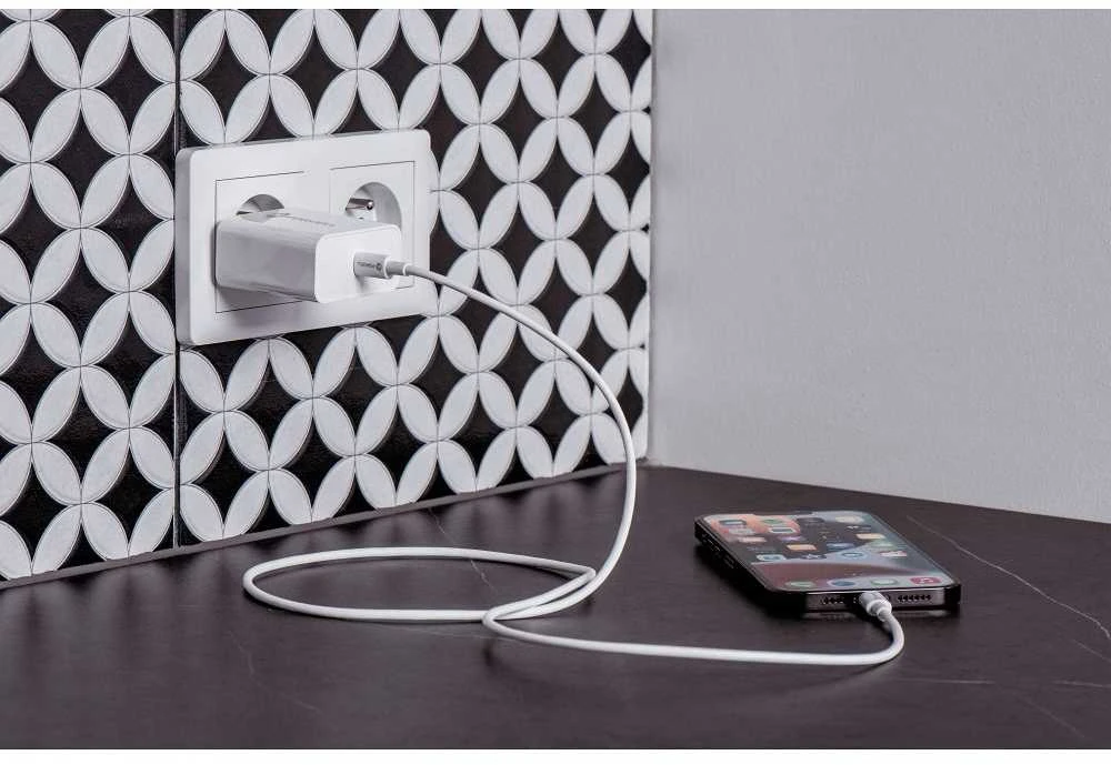 Įkroviklis Forcell (1xUSB-C 3A 45W) baltas