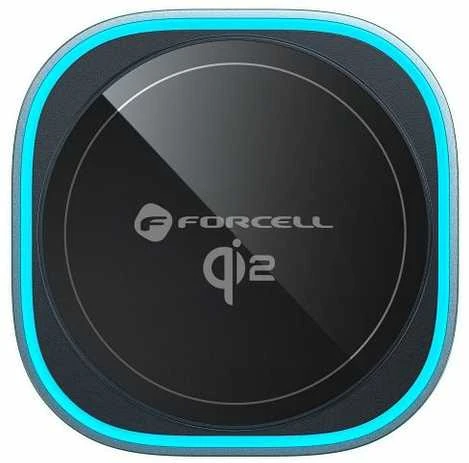 Belaidis automobilinis telefono laikiklis, suderinamas su „Magsafe Forcell F-Grip Air Mag F-07 Qi2 15W“ oro išleidimo angos sidabrinas
