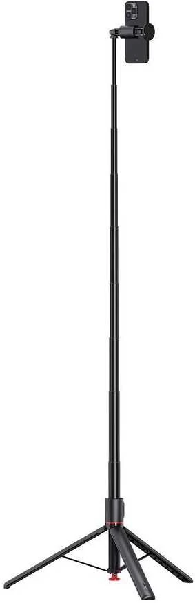 FORCELL F-GRIP F170XL automatinė asmenukių lazda su nuotolinio valdymo pultu, trikojis, juodas