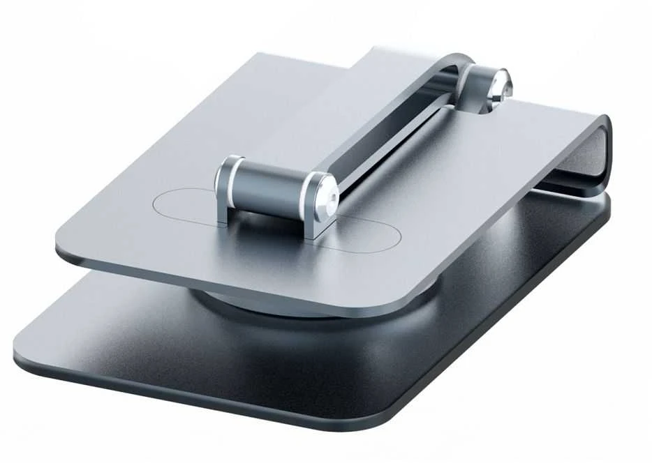 Desk holder for phone / tablet foldable Forcell F-Grip Fold Stand 2 360 pilka