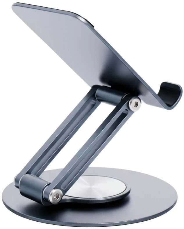 Desk holder for phone / tablet foldable Forcell F-Grip Fold Stand 3 360 pilka