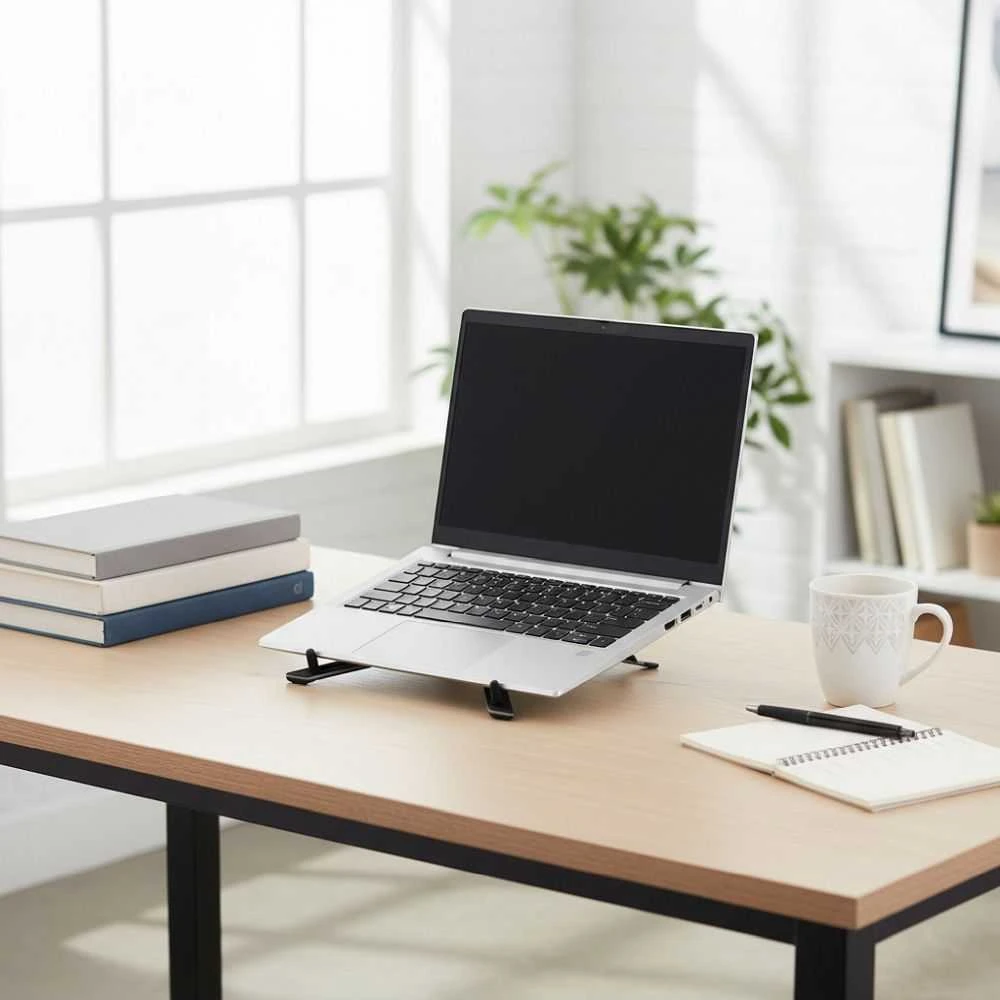 Desk holder for laptop / tablet foldable Forcell F-Grip Fold Stand X Pro pilka