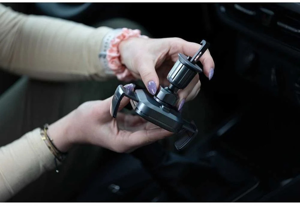Automobilinis telefono laikiklis Forcell F-Grip Guardian AV oro išleidimo angos juodas